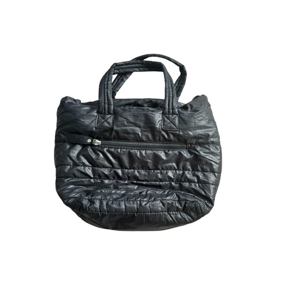 SONDRA ROBERTS Black Puffer Shoulder Tote Bag - Picture 2 of 10
